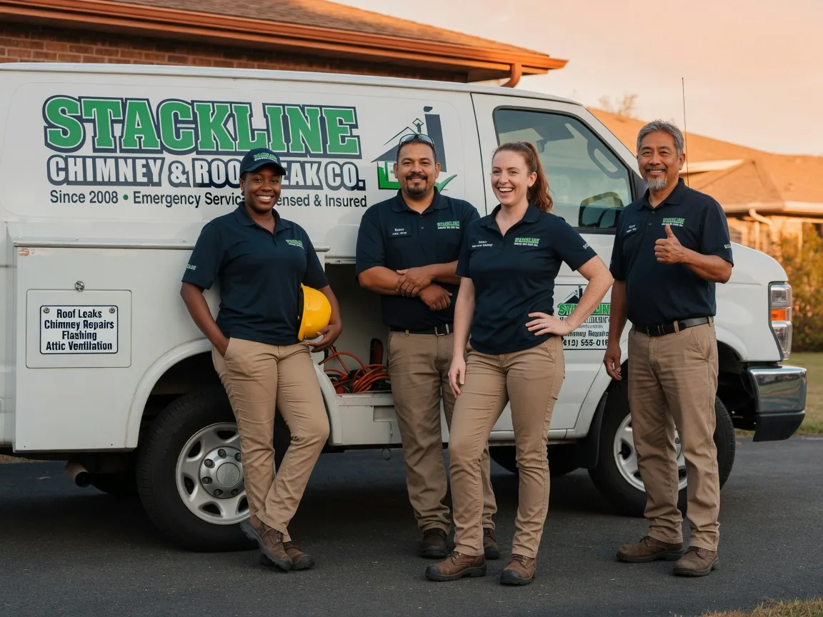 Chimney flashing repair company in Bentley, MI